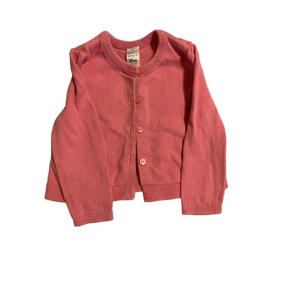 Carter's VGUC Bubblegum Pink Cardigan - Picture 1 of 3